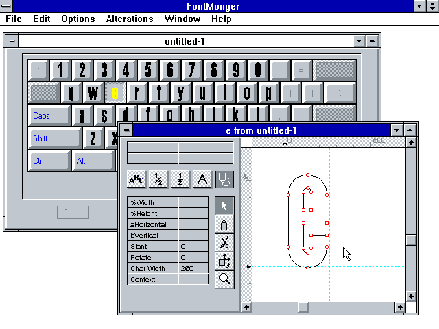 FontMonger 1.08 - Edit